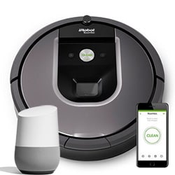 Robot aspirador compatible con Google Home