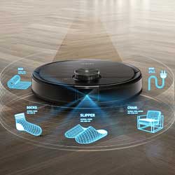 Robot aspirador con mapeo
